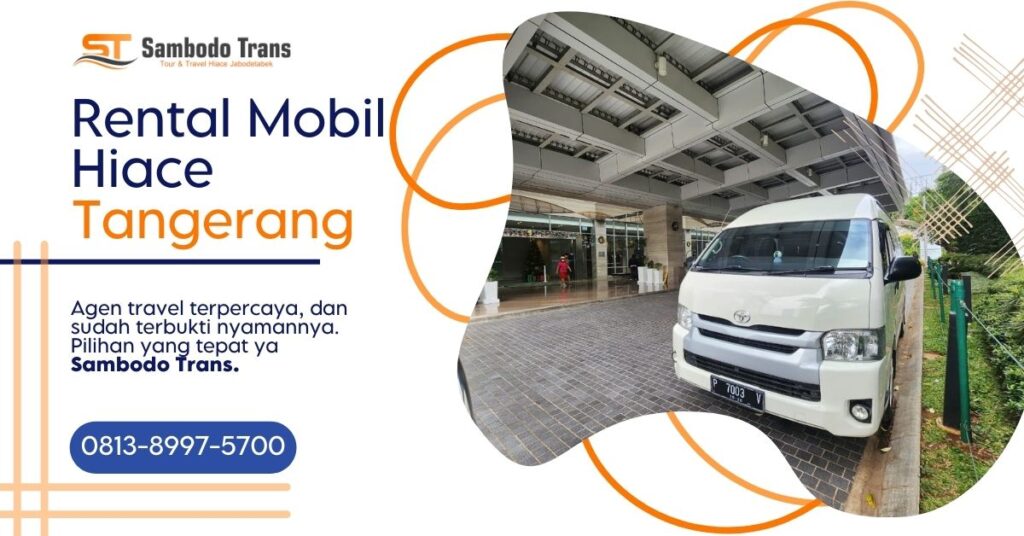 rental mobil hiace tangerang