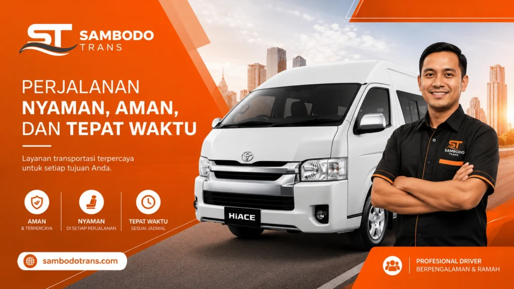 sewa hiace include driver